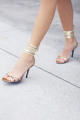 Picture of “Dolly” metallic gold leather sandal