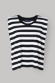 Picture of “Baby” striped t-shirt with shoulder pads