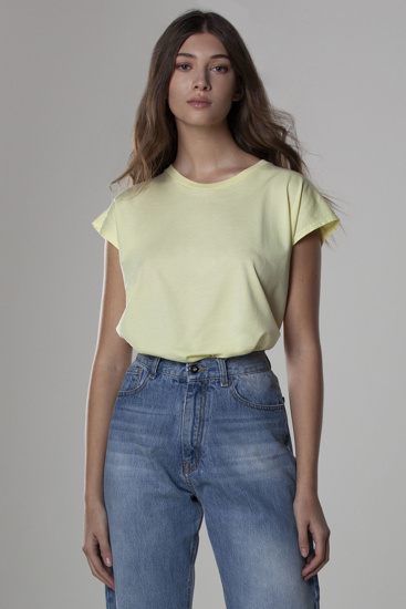 Immagine di T-shirt “Katy” giallo pastello