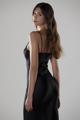 Picture of “Roby” black silk dress