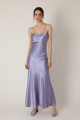 Picture of “Roby” lilac silk dress