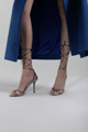 Picture of "Dolly" bronze/silver leather sandal