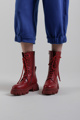 Picture of “Reddy” red combat boot