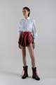 Picture of Shorts "Frou" red leather