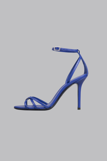 Picture of Sweet Blue leather Dolly Sandals