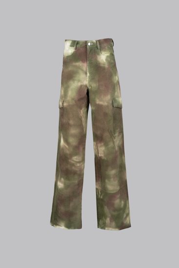 Picture of Soil print sartorial cargo trousers