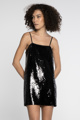 Picture of Minidress with sequins black