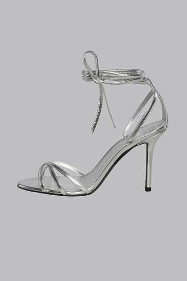 Picture of Silver leather Dolly Sandals